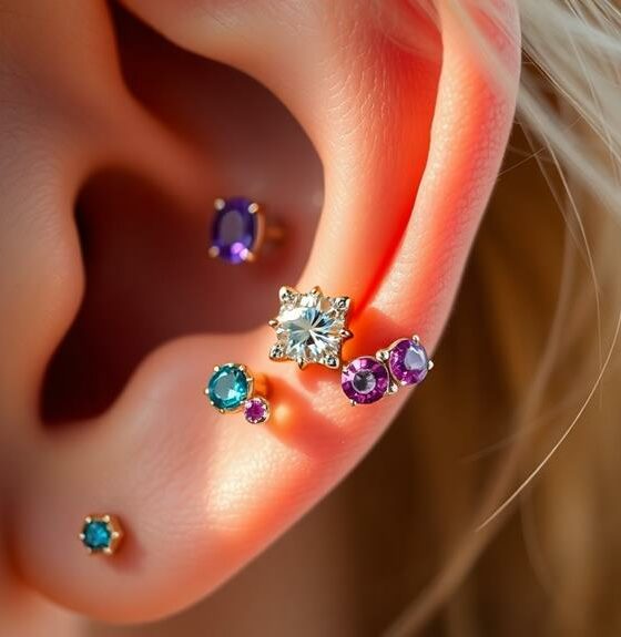 birthstone piercings jewelry ideas