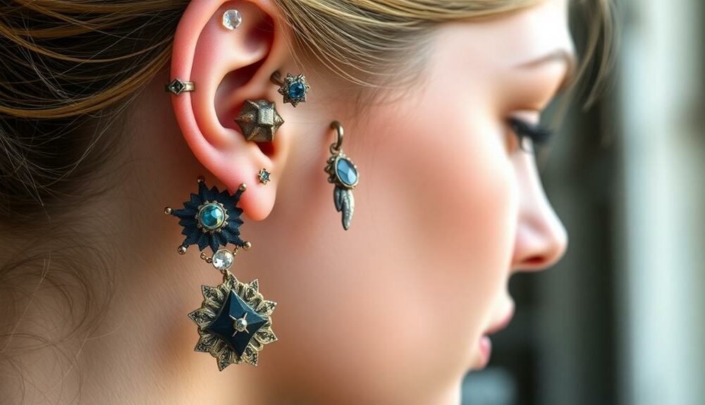 choosing industrial piercing jewelry