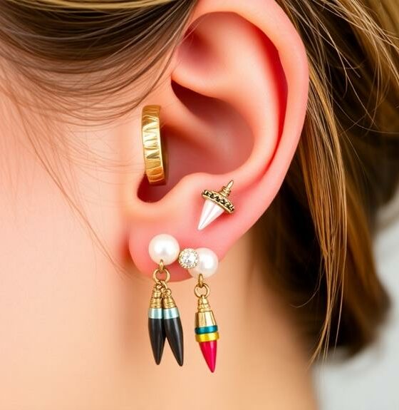 eclectic piercing style fusion