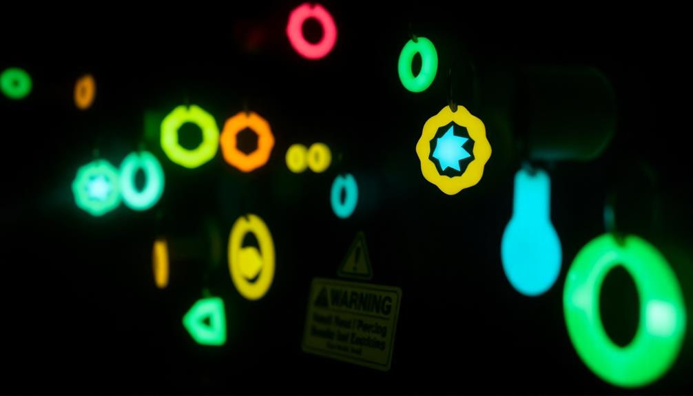 glow in the dark jewelry hazards