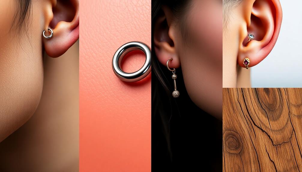 materials used in piercing