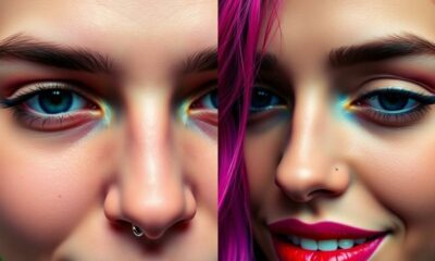 nostril vs septum piercings