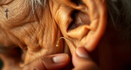 ancient ear lobe piercing