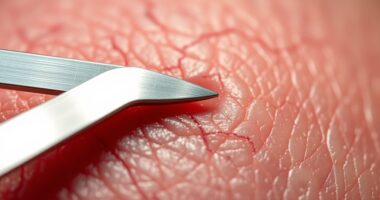 delicate surgical piercing technique