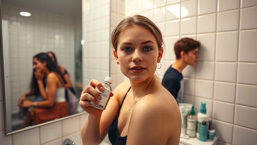 dorm bathroom piercing hygiene