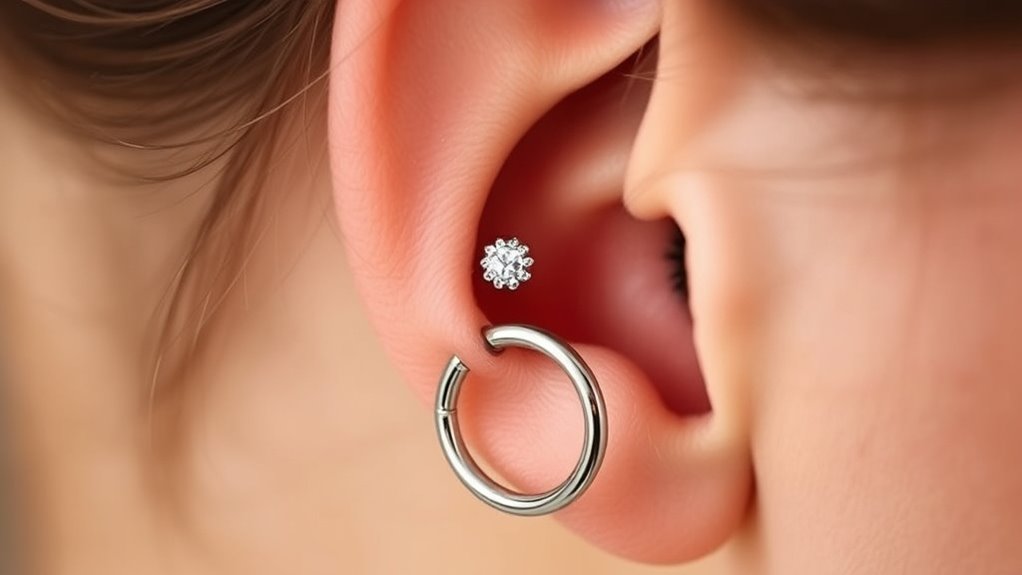 ear piercings styles healing