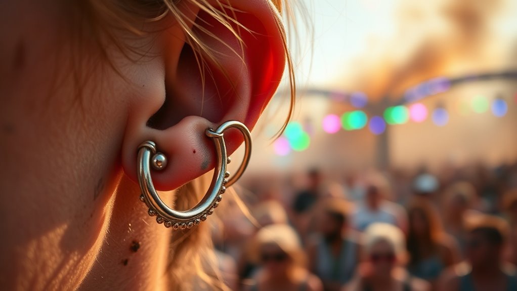 festival piercing aftercare essentials