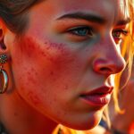 festival piercings with dust
