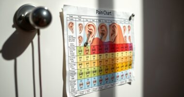 interpreting piercing pain charts