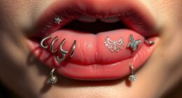 lip piercing style variations