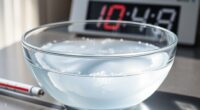 optimal saline soaking conditions