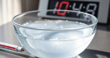 optimal saline soaking conditions