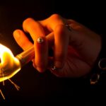 piercing safety near flames