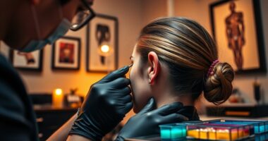 piercing studio daily routine