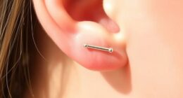 smaller piercings heal faster