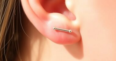 smaller piercings heal faster