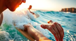 surfers preserve piercings in saltwater