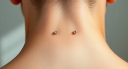 symmetrical nape piercings guide