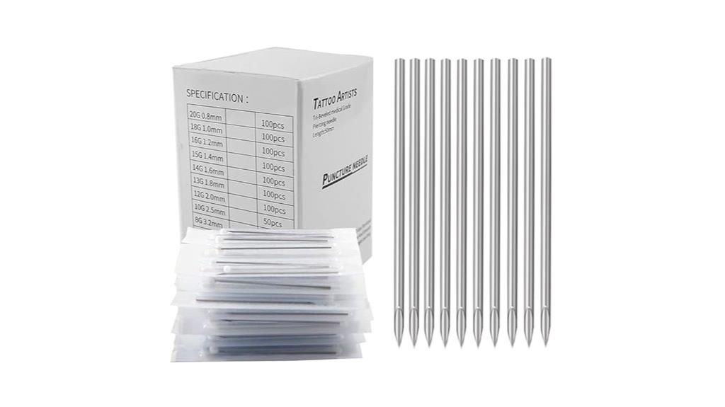100 pack stainless needles