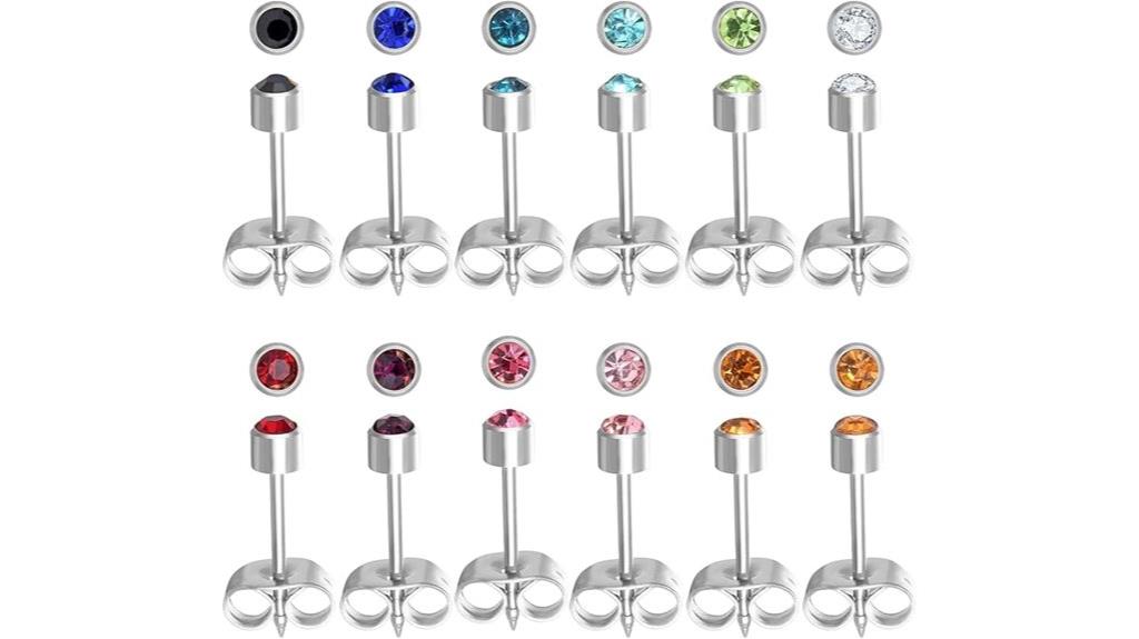 12 pair steel studs