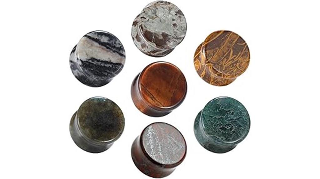 14 pack stone ear plugs