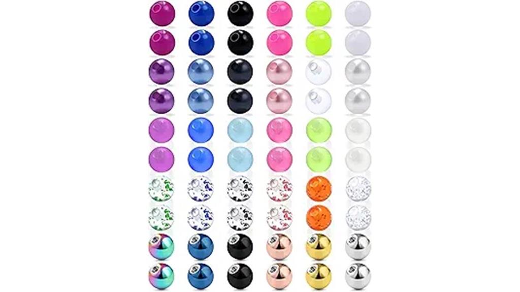 14g body jewelry balls