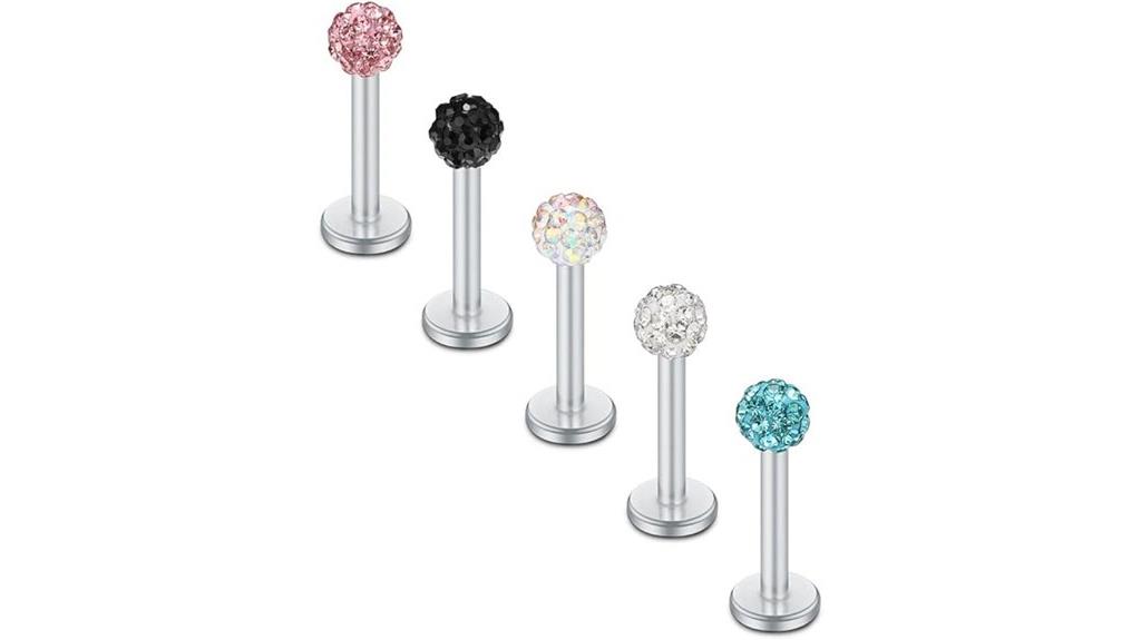 16g stainless steel lip ring