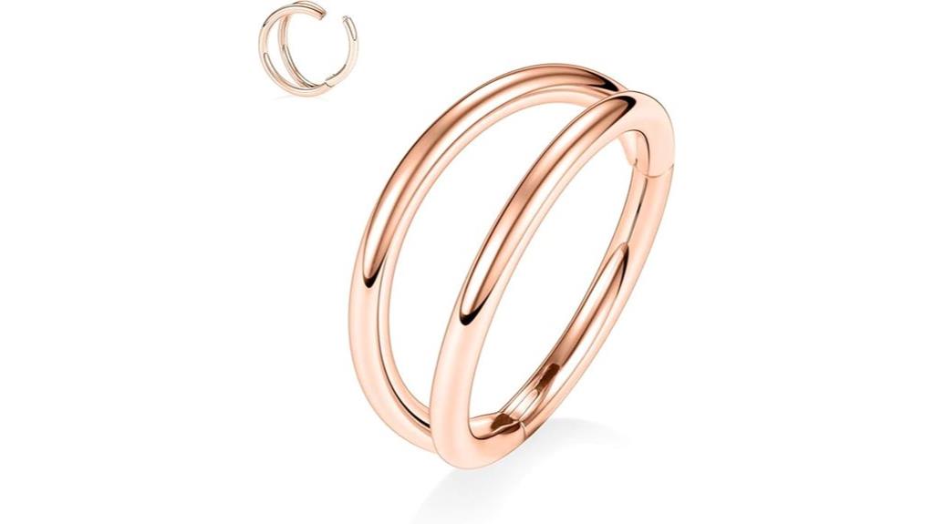 316l steel nose ring