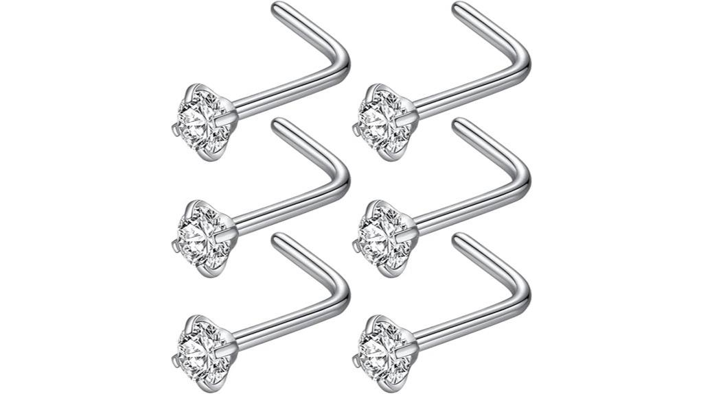 316l steel nose studs
