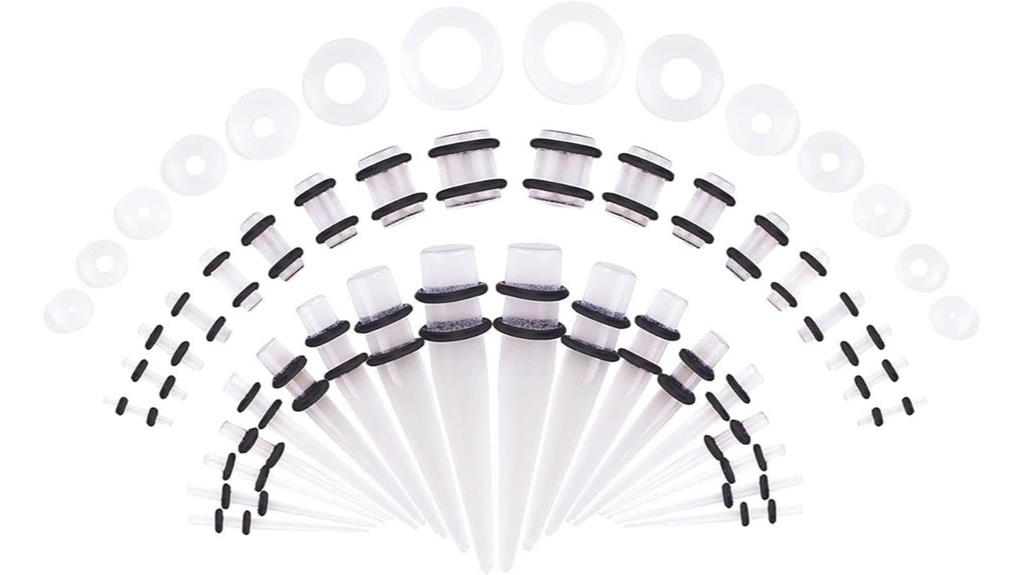 50 piece ear stretching set