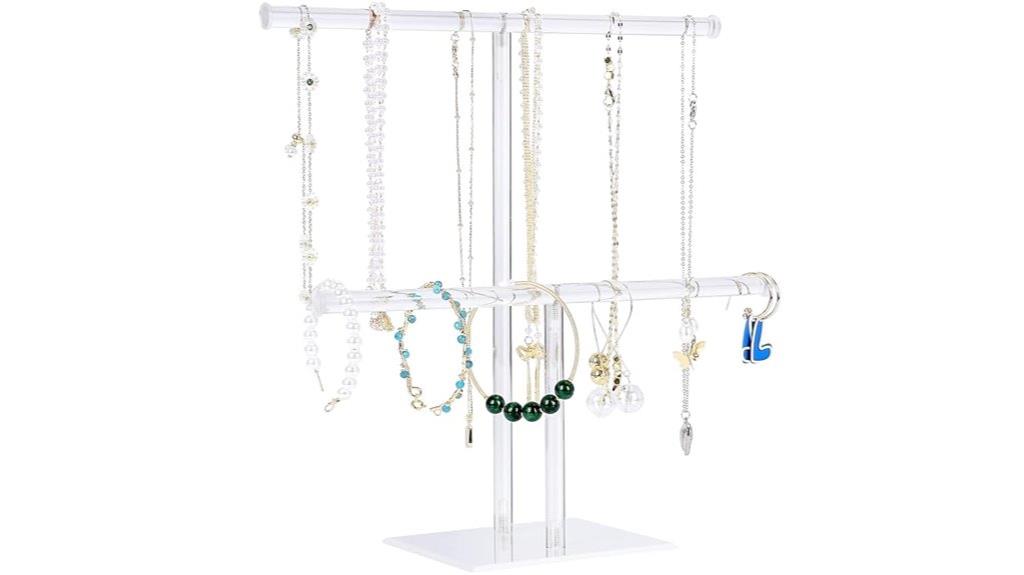 acrylic jewelry display tower