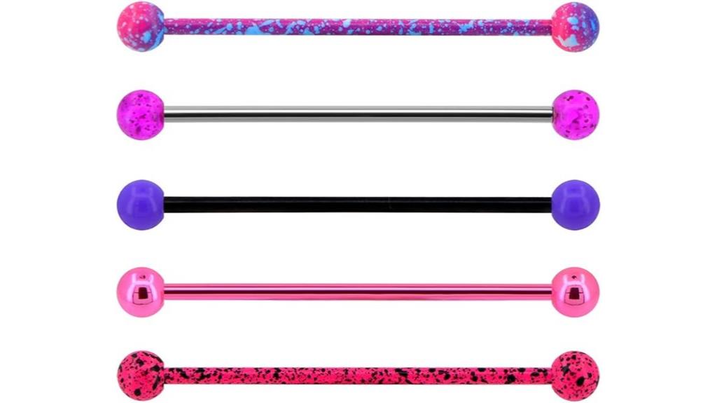 acrylic piercing ball set