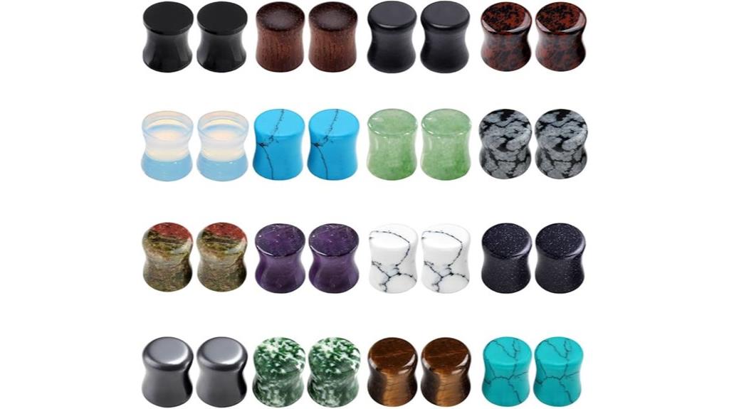acrylic wood ear plugs