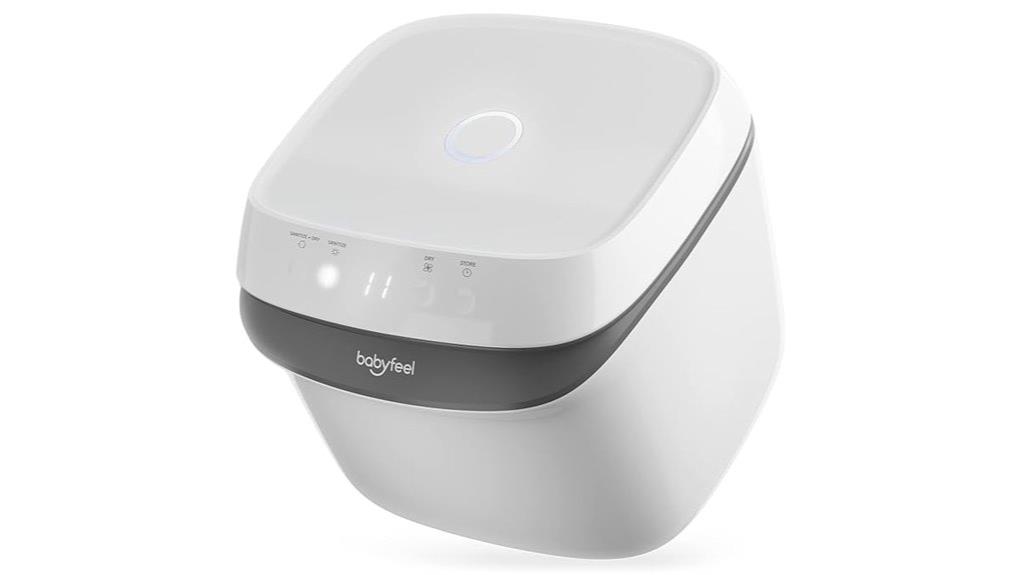 baby uv sanitizer touch control