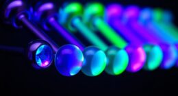 bright uv tongue piercing