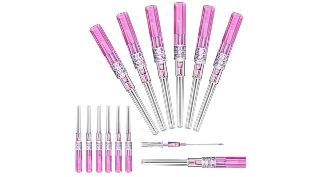 catheter and piercing needles