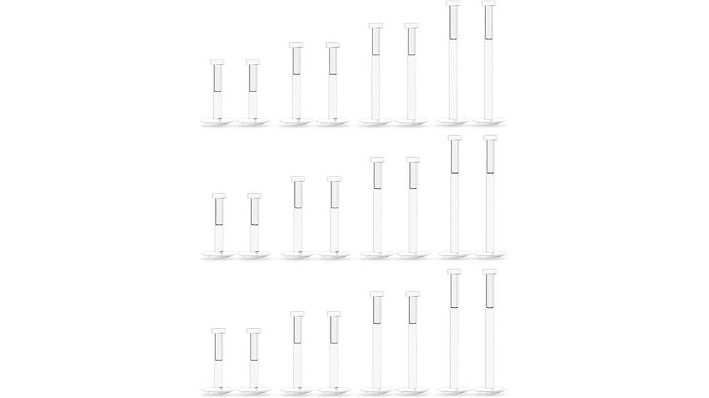 clear plastic push in lip