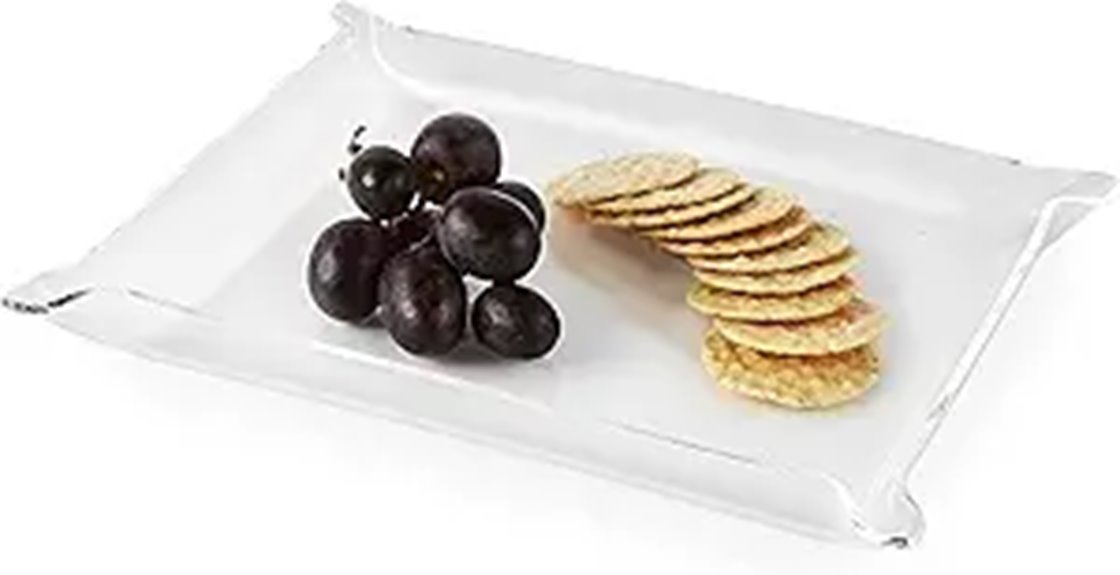 colorful acrylic storage tray