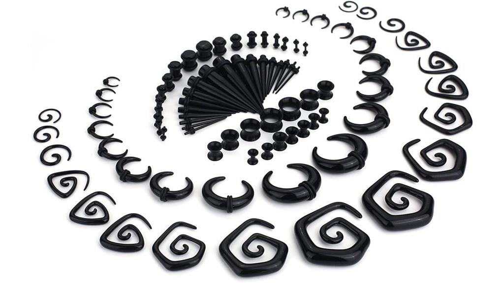 complete ear stretching set