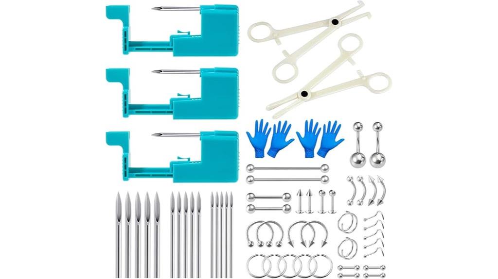 complete piercing jewelry kit