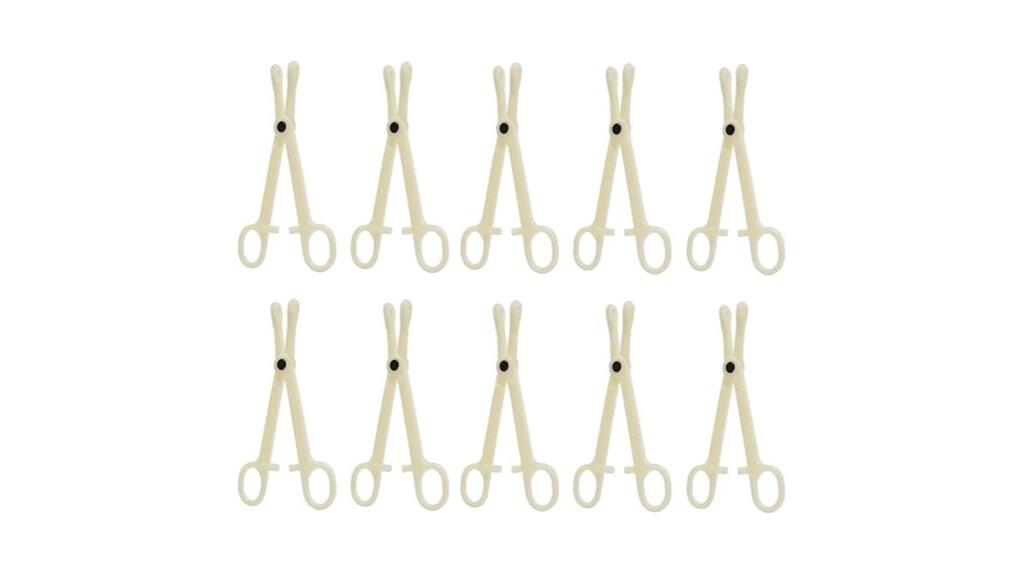 disposable sterile navel forceps