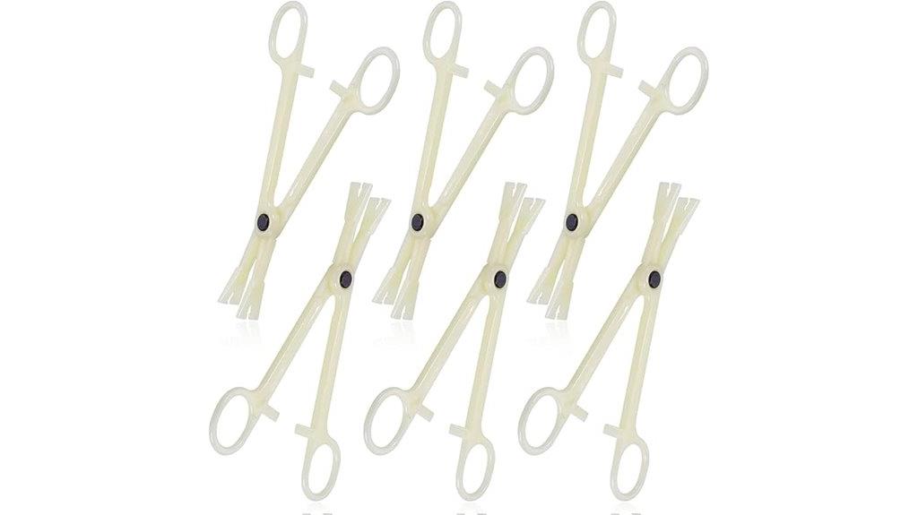 disposable triangle piercing clamps