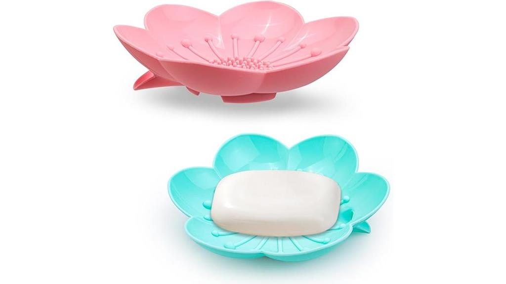 double pack flexible soap holders