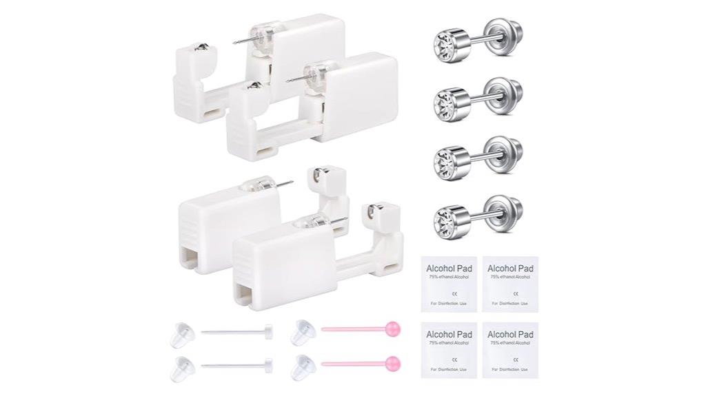 ear piercing kit with studs