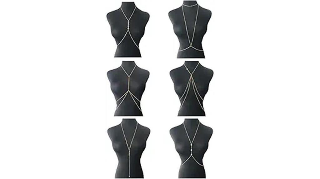 elegant tornito body chain