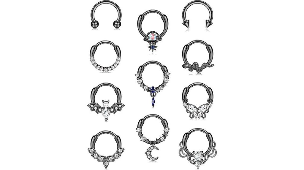 fasacco 16g septum rings