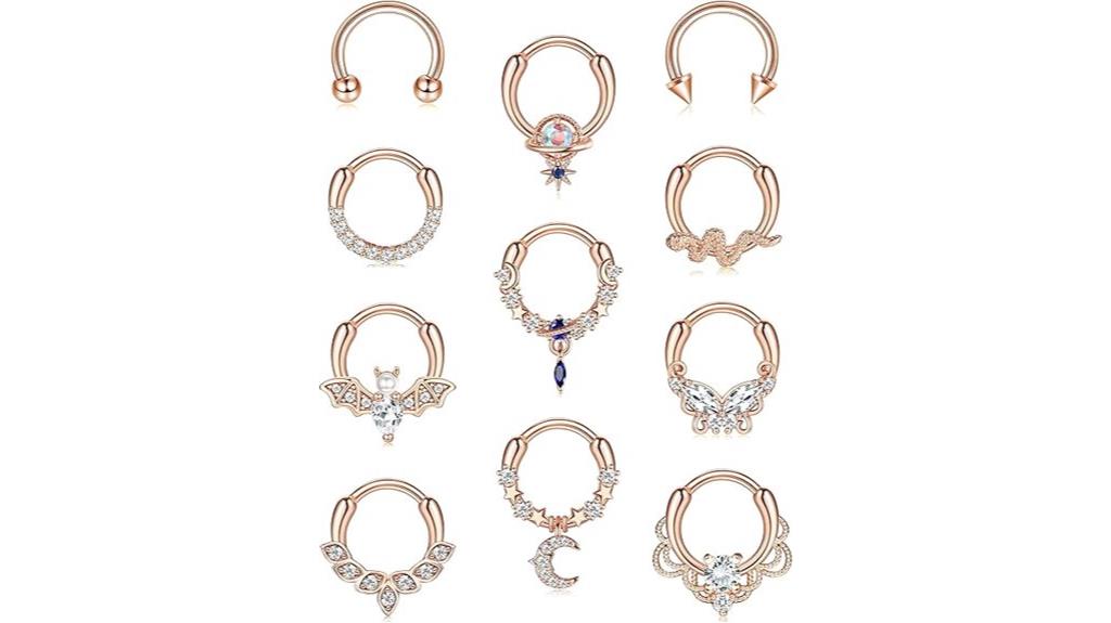fasacco septum jewelry designs