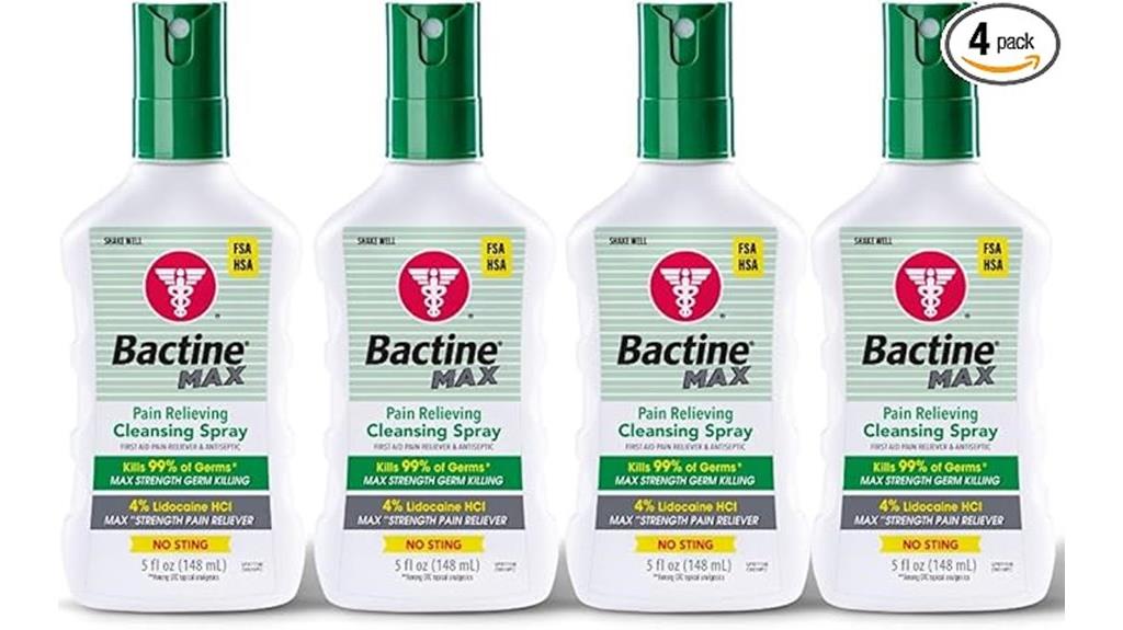 four pack antibiotic spray