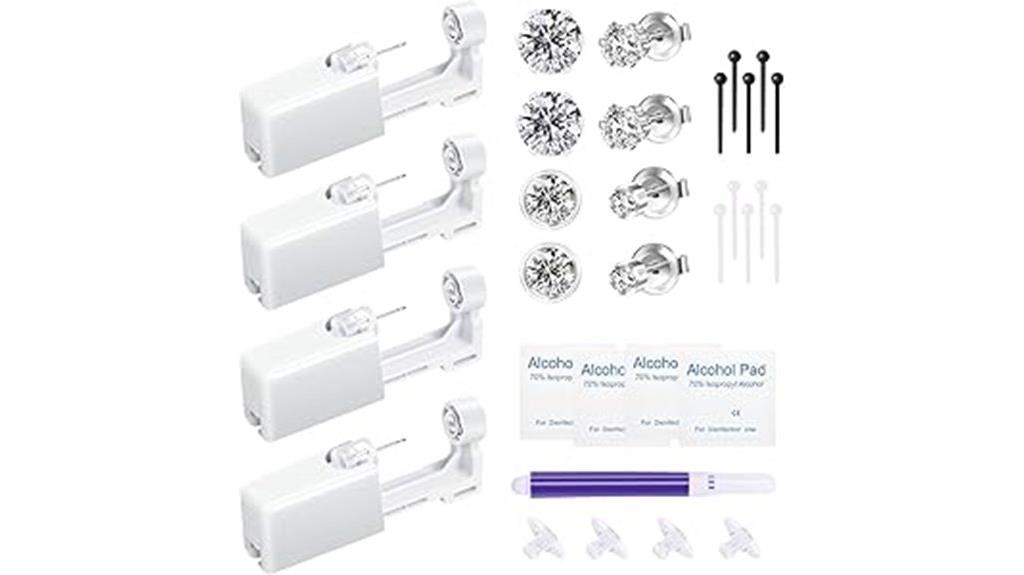 four piece piercing kit