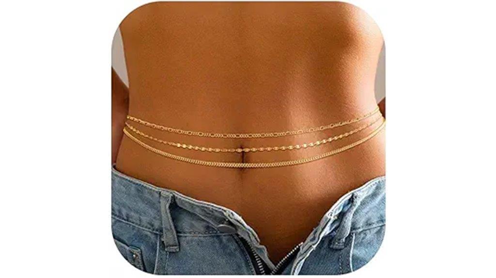 fox themed waist jewelry